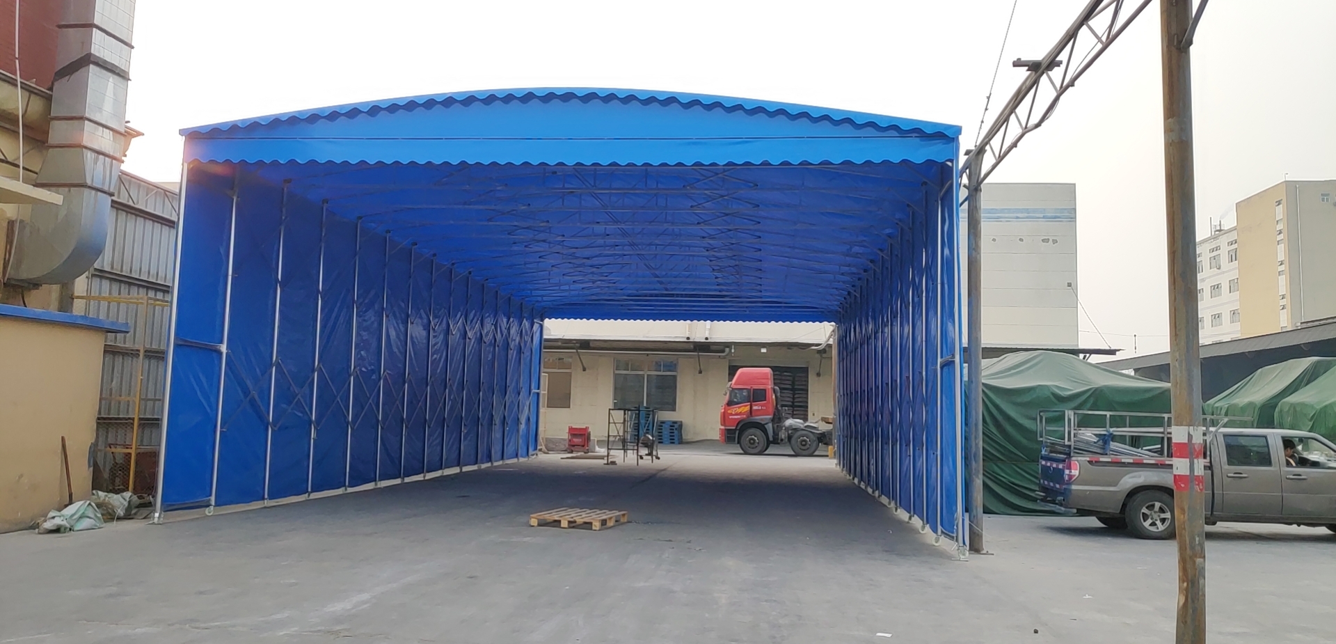 揚州中賽雨棚圖片/揚州中賽雨棚樣板圖 (3)