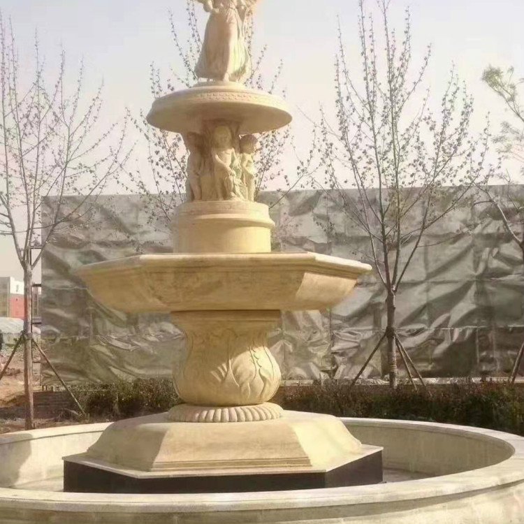 石雕噴泉圖片/石雕噴泉樣板圖 (1)