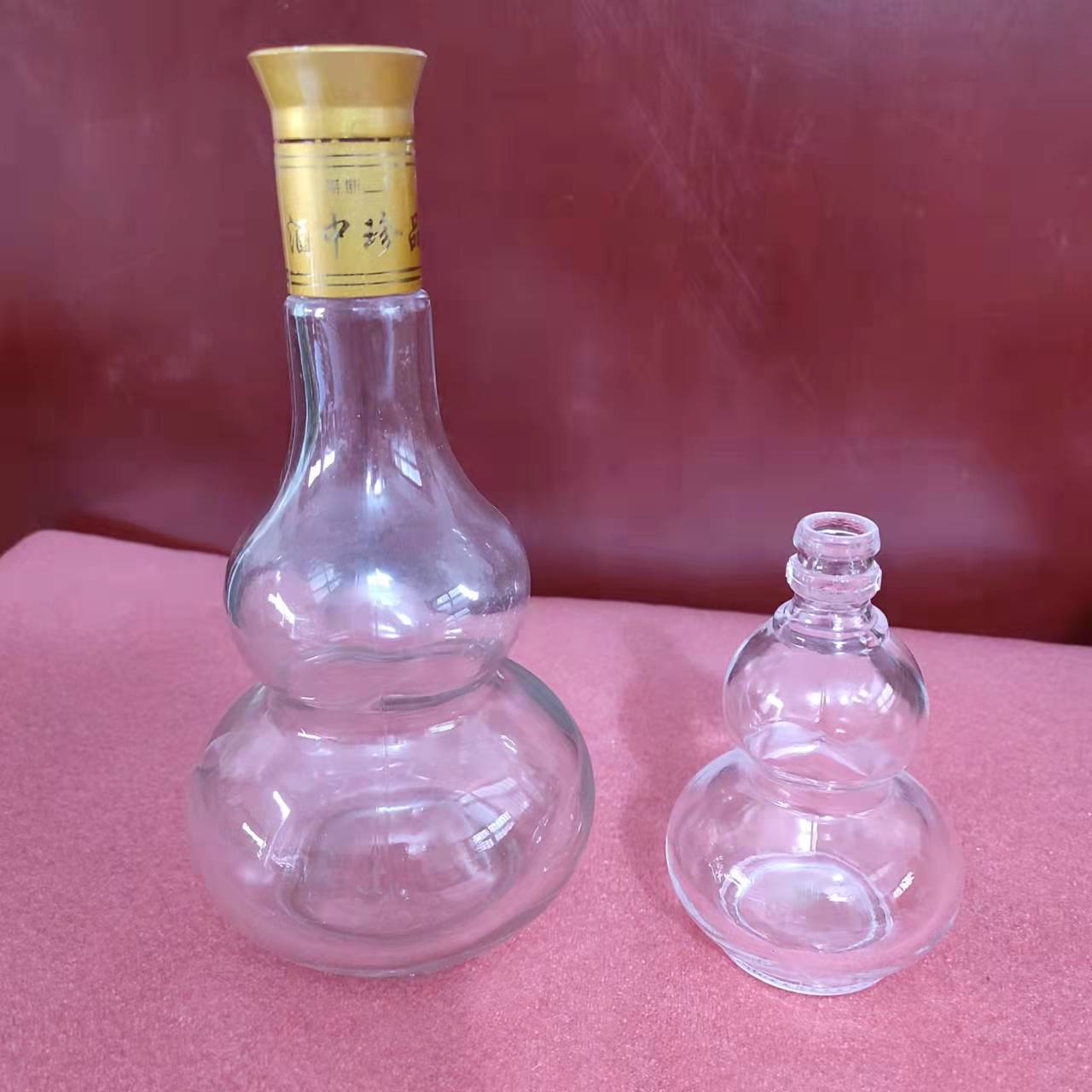 葫蘆酒瓶125ml250ml500ml玻璃酒瓶白酒瓶