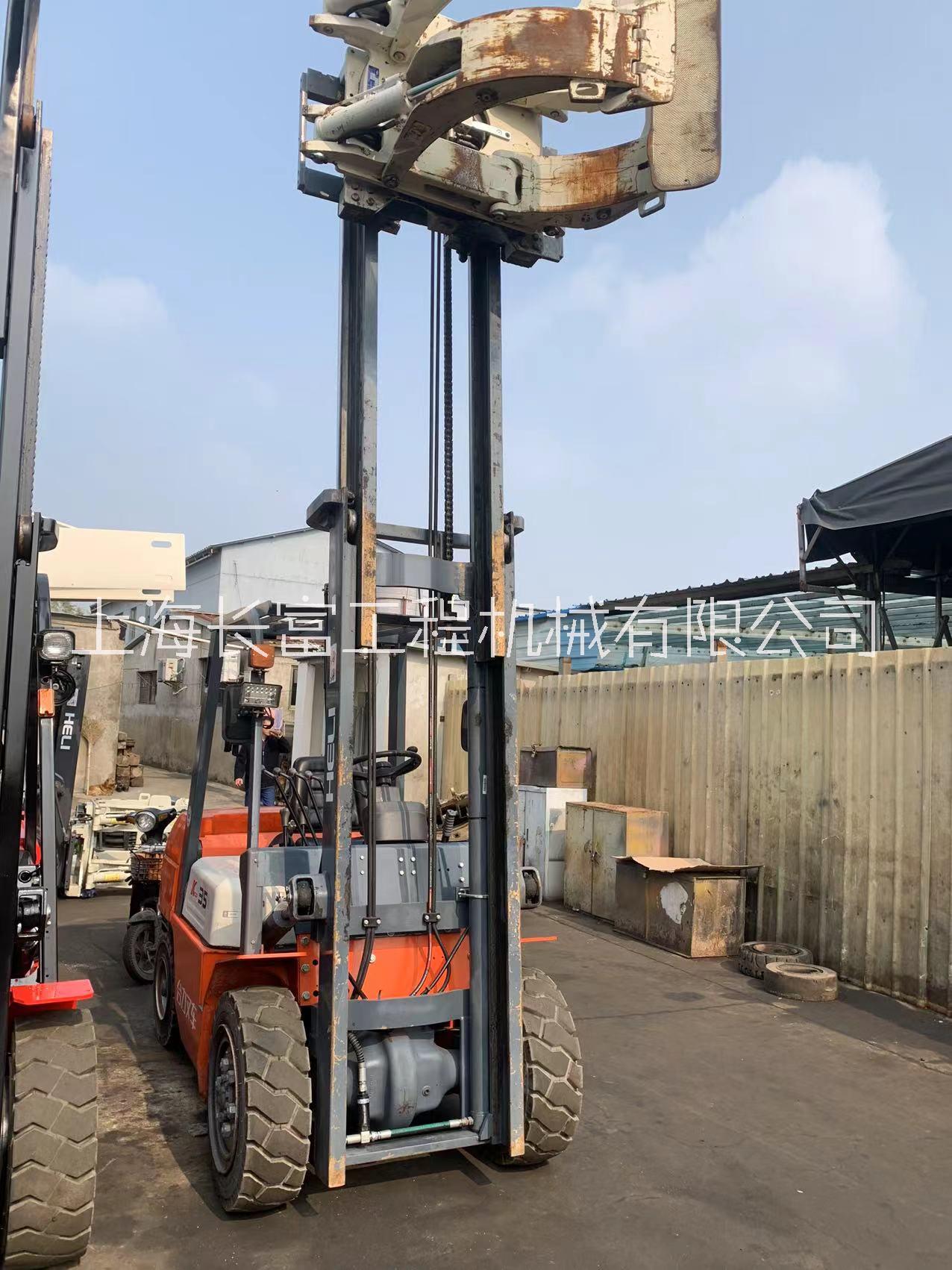 合力3.5噸抱夾叉車 卡斯卡特紙卷夾叉車 二手紙卷夾叉車