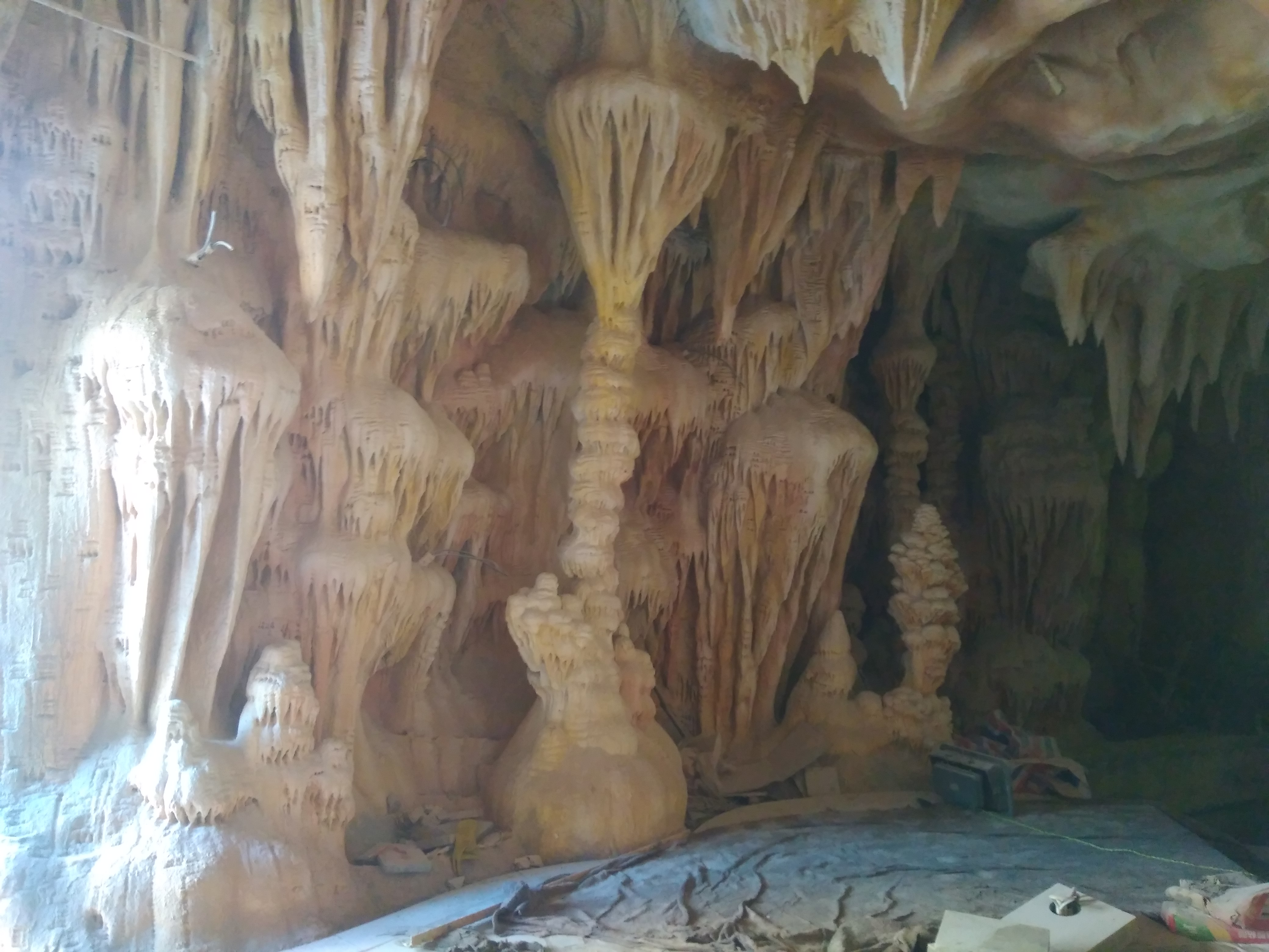 水泥溶洞鐘乳石圖片/水泥溶洞鐘乳石樣板圖 (2)