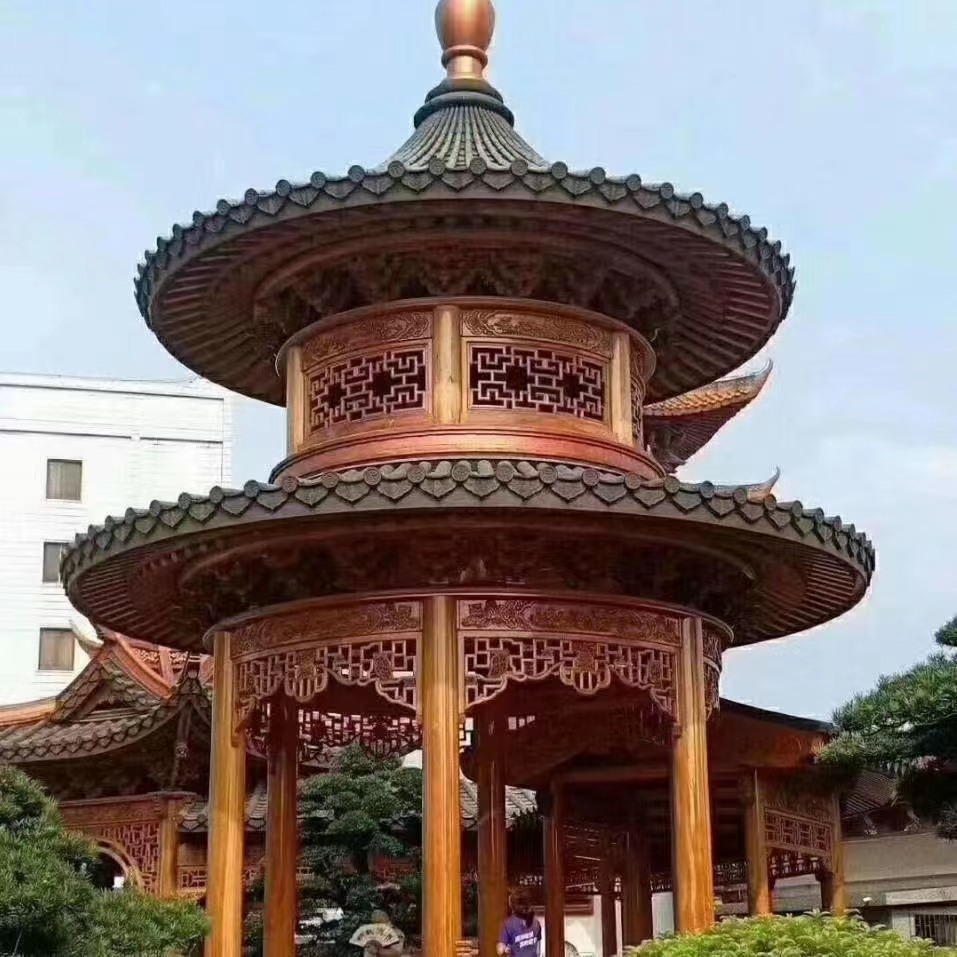 八角亭廠家批發(fā) 定做古建八角亭 庭院設(shè)計(jì)景觀木亭 八角亭直銷