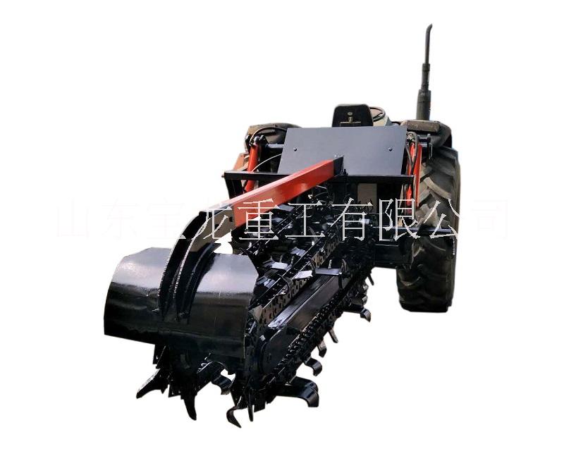大型鏈?zhǔn)介_溝機(jī)電纜溝山藥溝拖拉機(jī)懸掛液壓開溝機(jī) 大型鏈?zhǔn)介_溝機(jī)圓盤開溝機(jī)