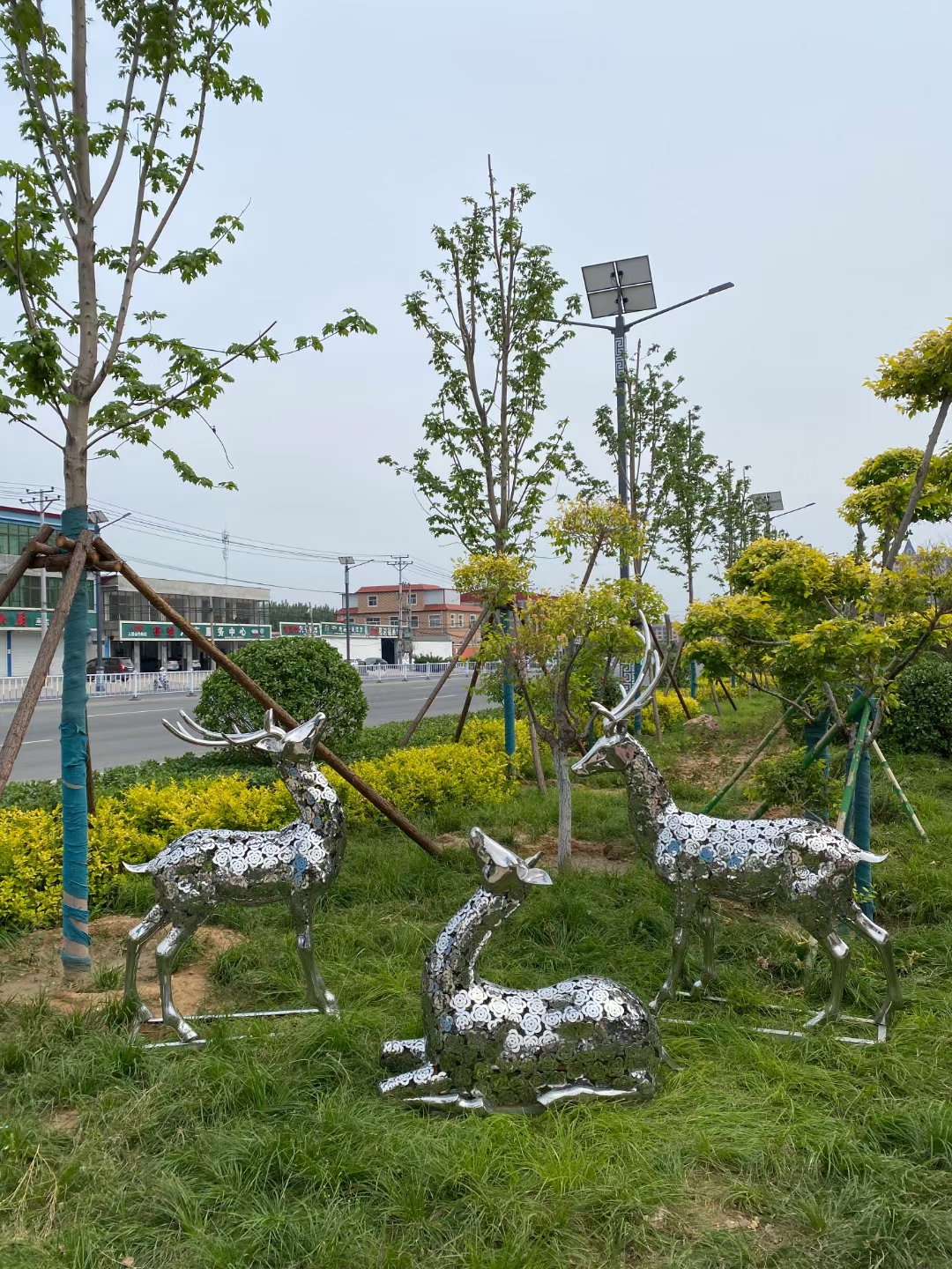 不銹鋼動物雕塑圖片/不銹鋼動物雕塑樣板圖 (4)