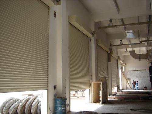 電動彩鋼卷閘門圖片/電動彩鋼卷閘門樣板圖 (1)