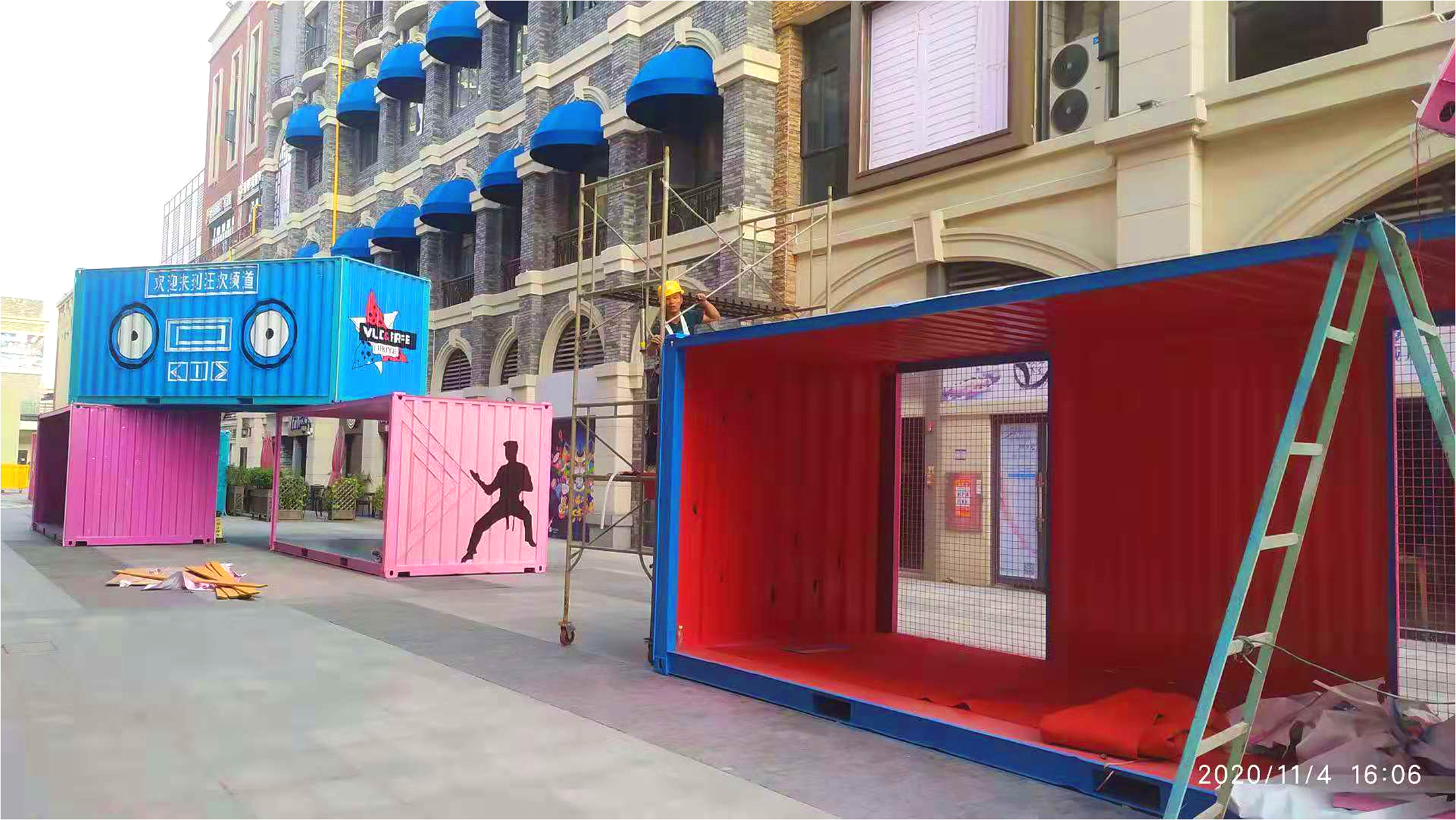 南海大型場(chǎng)館景區(qū)彩繪圖片