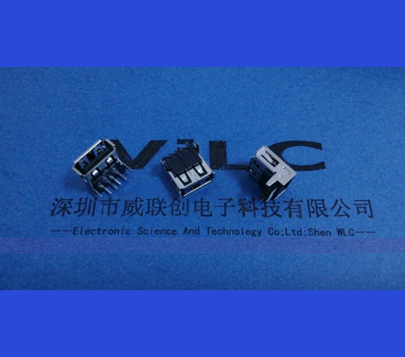 2.0USB AF 180度全貼片USB2.0母座圖片/2.0USB AF 180度全貼片USB2.0母座樣板圖 (4)