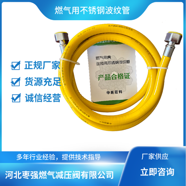 燃?xì)庥貌讳P鋼波紋管圖片