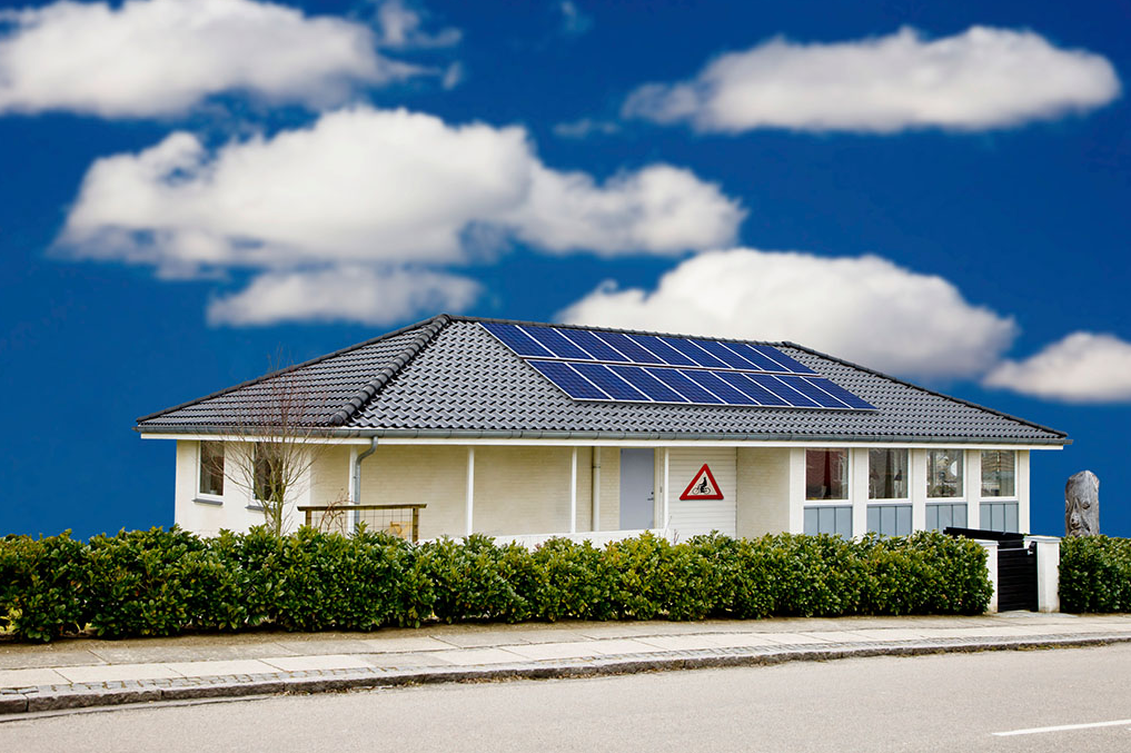 屋頂太陽能發(fā)電站圖片