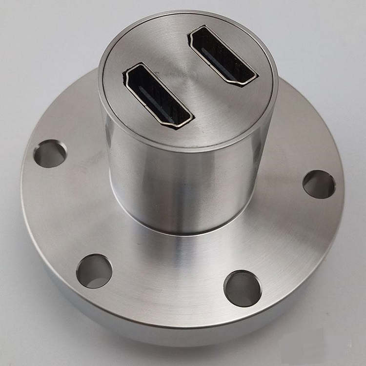 維意真空RJ45網(wǎng)線真空饋通法蘭支持定制