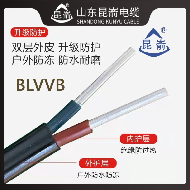 威海電線電纜供應(yīng)威海電纜威海 鋁護(hù)套電線BLVVB