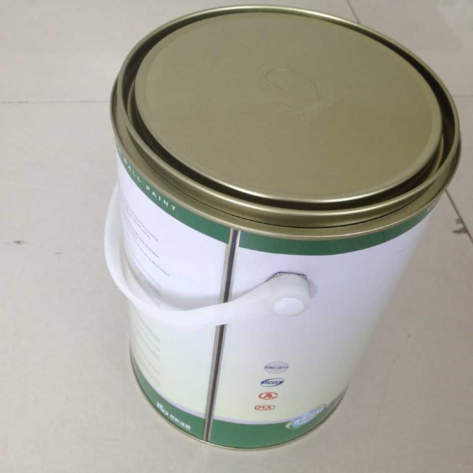 供應(yīng)上海旭科5L圓罐5L涂料桶彩印定制防銹油漆桶馬口鐵桶水性漆*