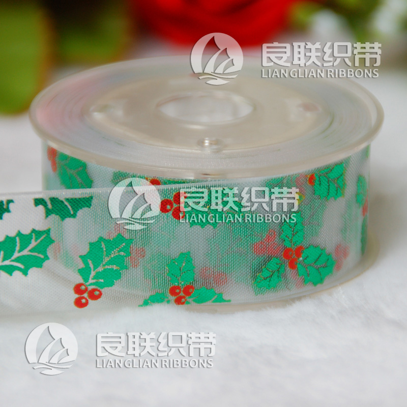 廈門良聯(lián)織帶雪紗織帶印刷燙金廠家定制設(shè)計各種規(guī)格