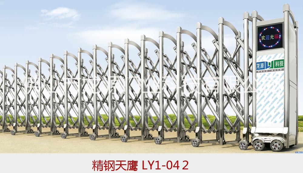 供應(yīng)江西不銹鋼電動(dòng)伸縮門廠家報(bào)價(jià)/電動(dòng)門直銷/道閘崗?fù)ぶ变N