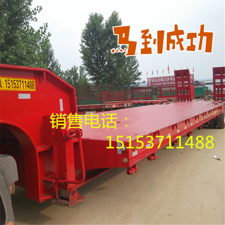 供應梁山東旭二手車信息中心二手半掛車 二手低平板半掛車17米5