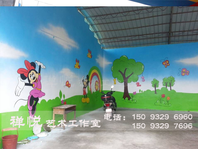 供應(yīng)用于幼兒園墻繪的新鄉(xiāng)幼兒園墻繪 彩繪 噴繪