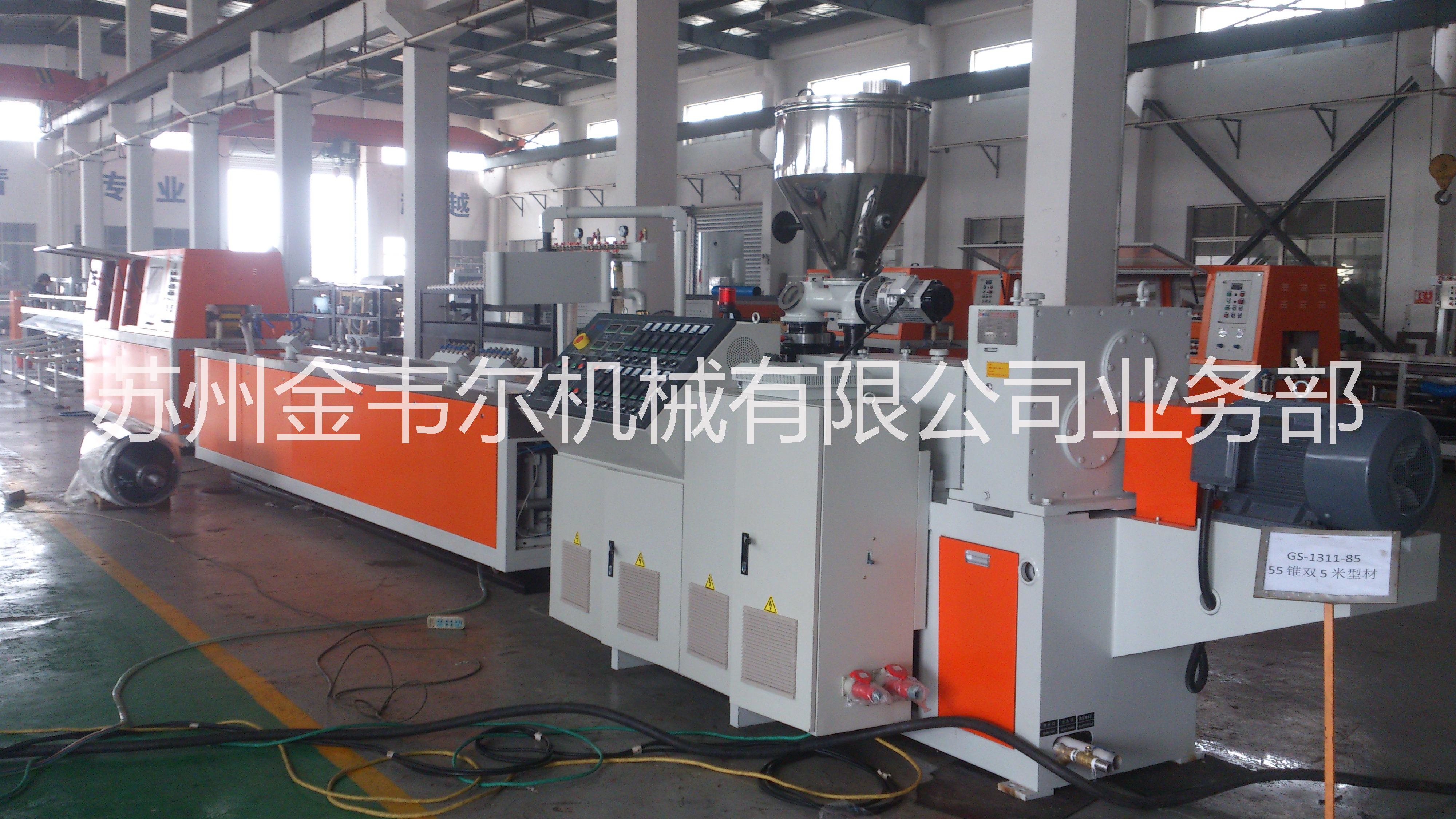 金韋爾PVC塑鋼型材和PVCPEPP木塑生產(chǎn)線