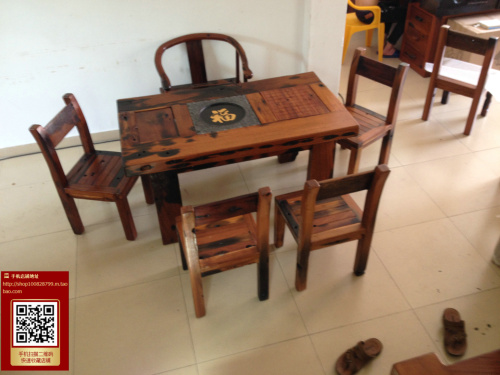 供應(yīng)定制加工老船木茶桌價(jià)格