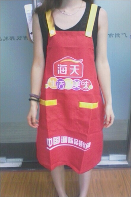 供應(yīng)制服呢圍裙 圍裙 韓版圍裙 家庭用圍裙