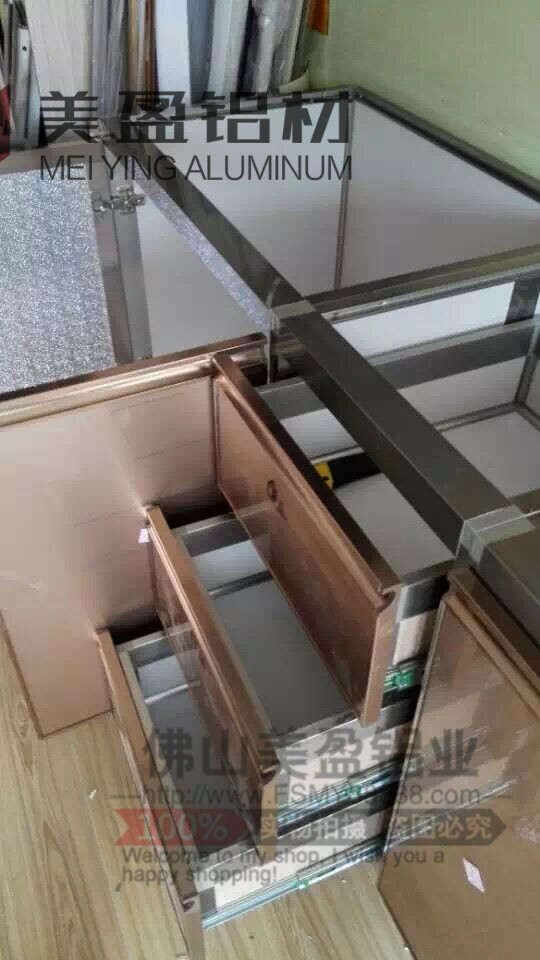 陶瓷合金柜體價(jià)格質(zhì)量可靠美盈鋁材環(huán)保鋁合金櫥柜*佛山美盈鋁材