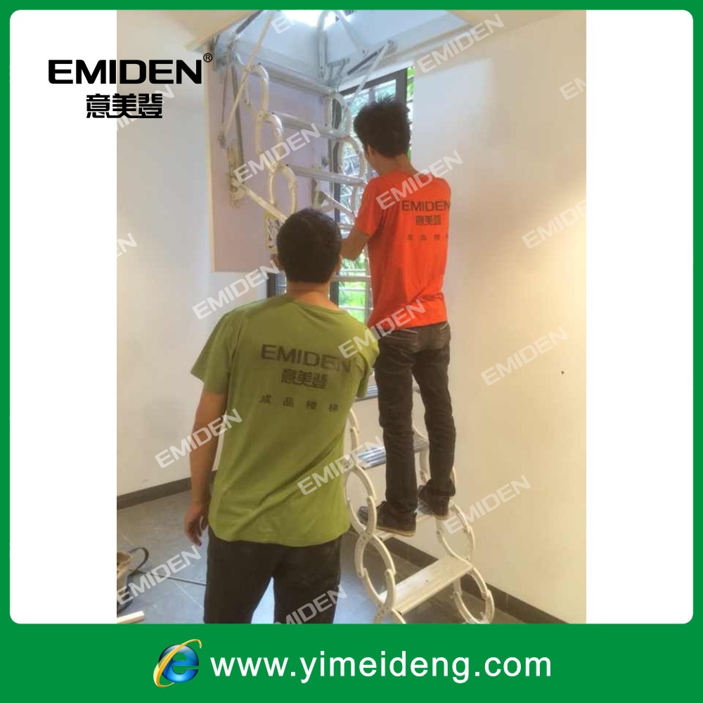 供應(yīng)意美登YMD-1002手動伸縮梯/閣樓折疊樓梯
