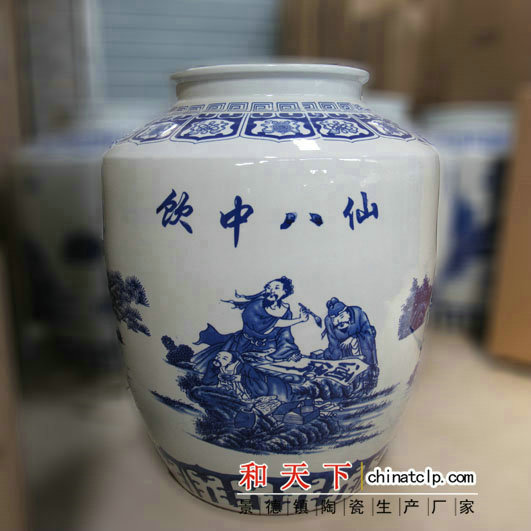 供應(yīng)用于酒壇的陶瓷酒壇批發(fā) 景德鎮(zhèn)酒壇廠家