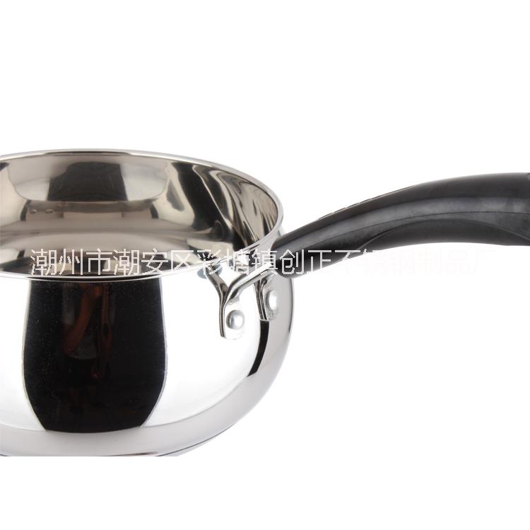 供應(yīng)廠家直銷不銹鋼無磁迷你小奶鍋，兒童嬰兒煮奶鍋