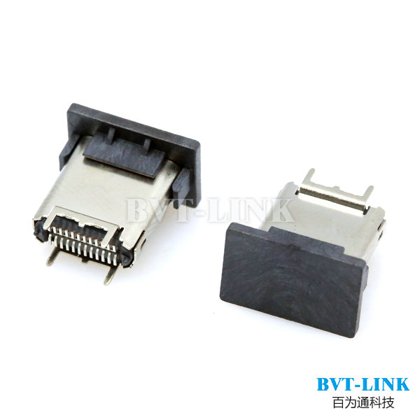 深圳廠(chǎng)家USB3.1 沉板式母座 USB C TYPE沉板式母座