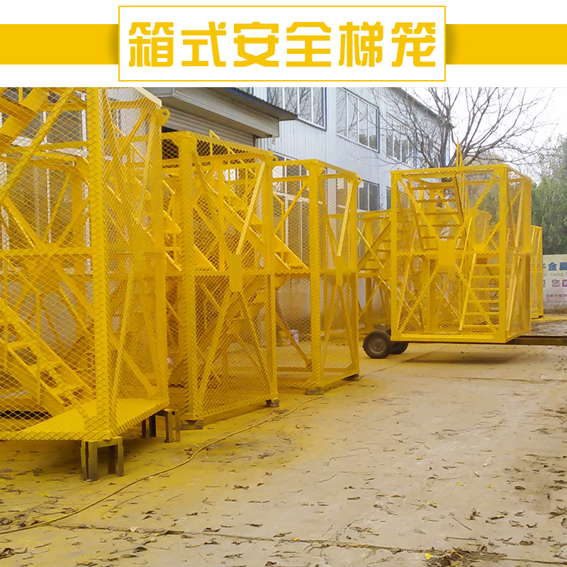 廠家供應(yīng)箱式安全梯籠 箱式梯籠生產(chǎn)廠家批發(fā) 框架爬梯 角鋼爬梯