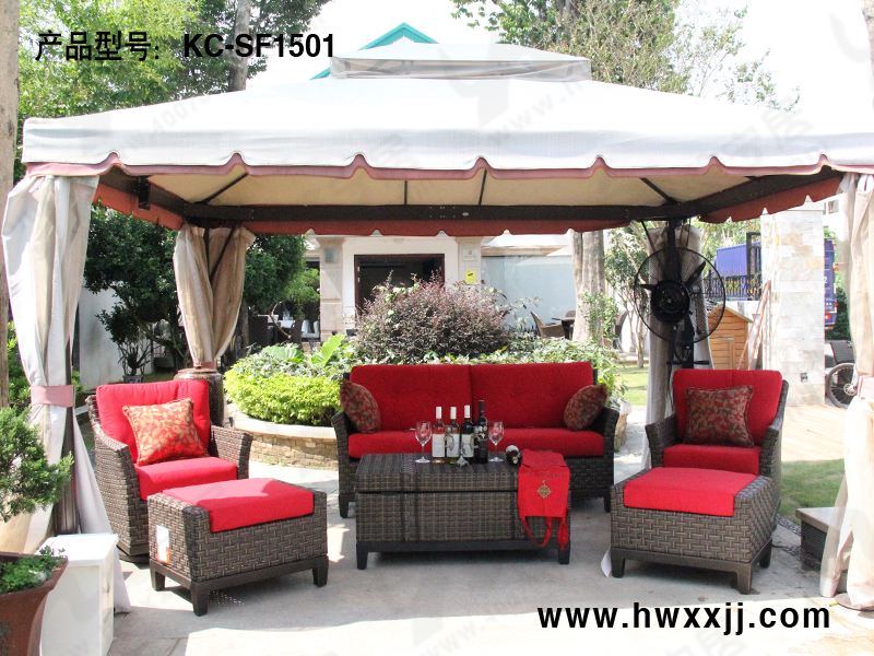 供應(yīng)用于戶外休閑的別墅戶外沙發(fā)別墅花園仿藤沙發(fā)