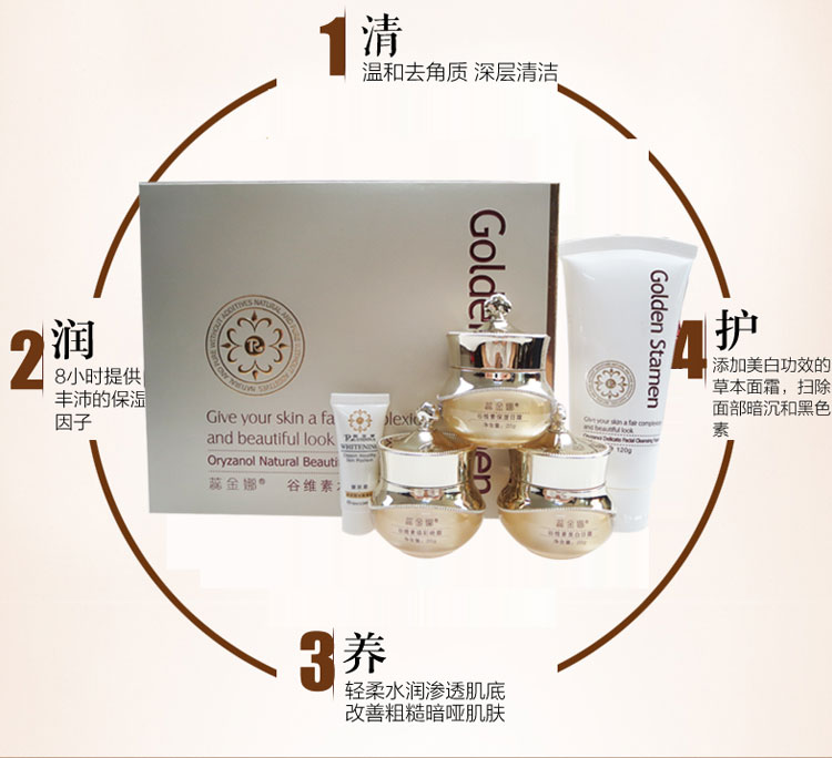 供應蕊金娜谷維素水美肌四合一深層