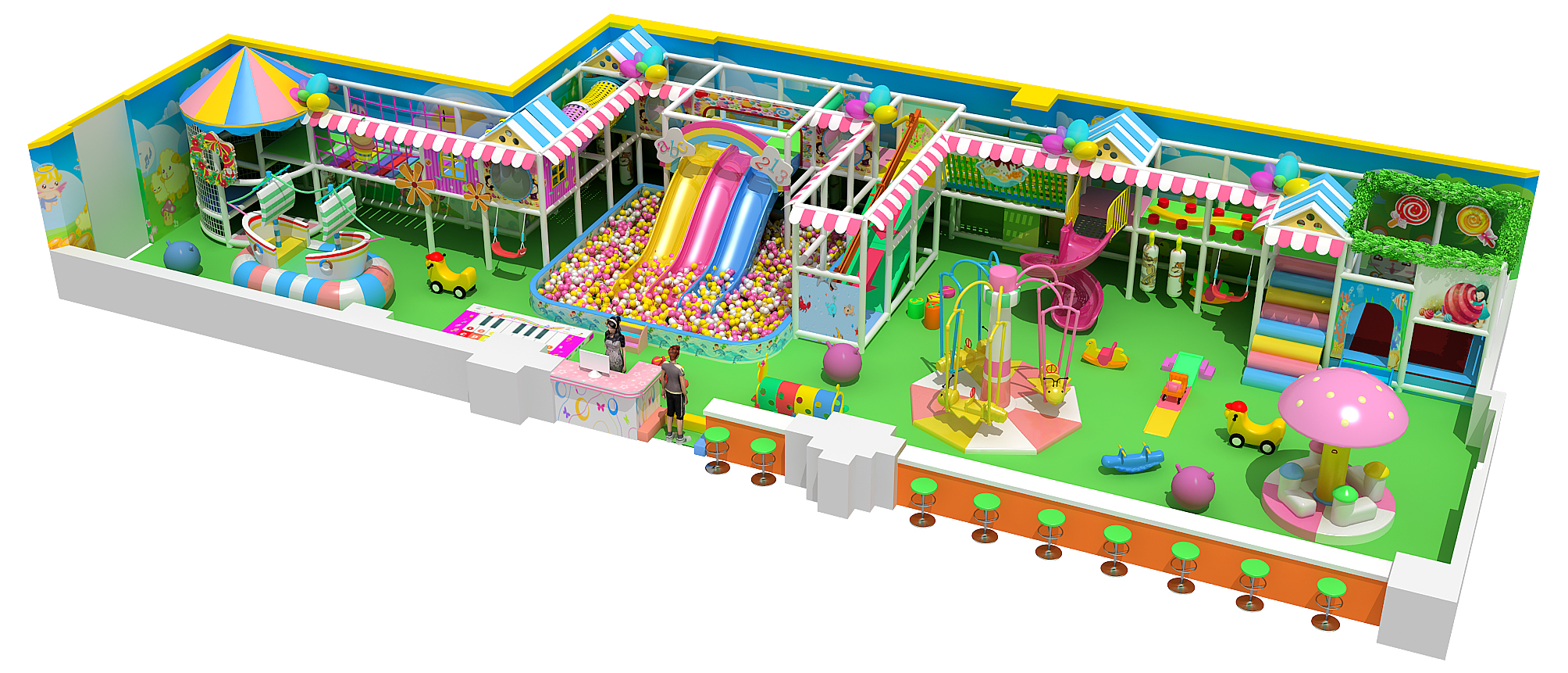 供應室內淘氣堡設備  兒童樂園設備廠家  兒童樂園報價