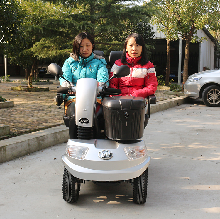 供應(yīng)威之群老年代步車4034雙人代步