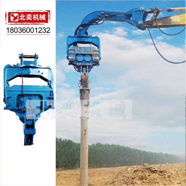 光伏打樁機(jī) 挖掘機(jī)光伏打樁機(jī) 液壓振動(dòng)錘 佐谷機(jī)械振動(dòng)打樁錘
