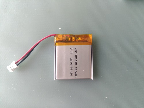 3.7V聚合物離子鋰電池，353035-350mAh聚合物鋰電池，353035-350mAh鋰聚合物