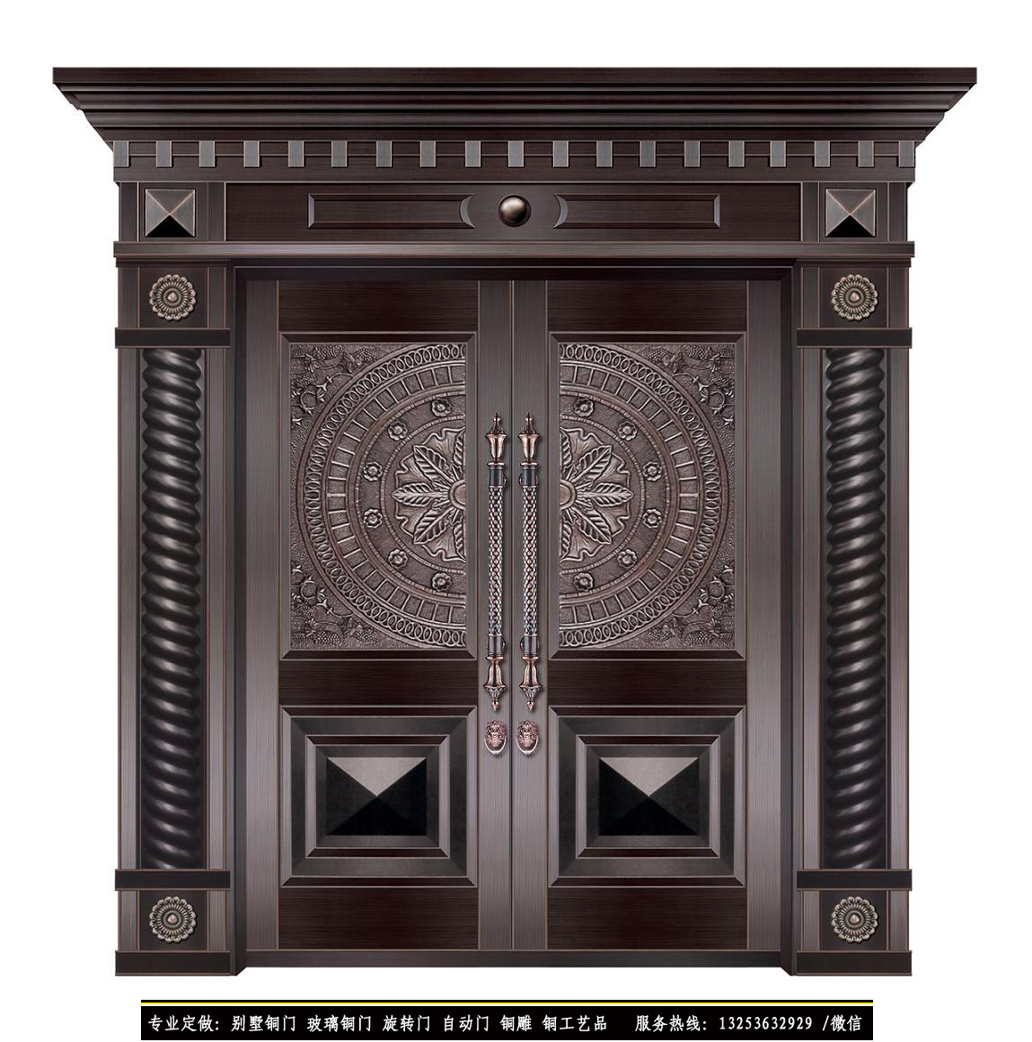 供應(yīng)專業(yè)定做 運(yùn)城市玻璃銅門 新品上市 獨(dú)特設(shè)計(jì)