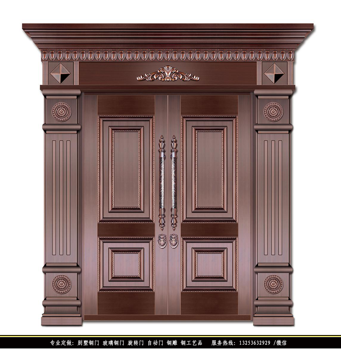 用于別墅|酒店|商場的鄭州銅門廠|鄭州銅門 廠家直銷 專注別墅銅門 鄭州銅門