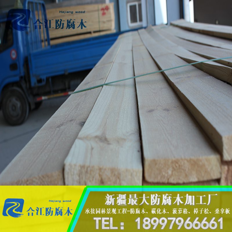 供應(yīng)用于景觀的防腐木平臺(tái)