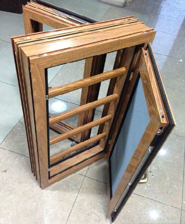 供應(yīng)木紋轉(zhuǎn)印斷橋鋁門窗