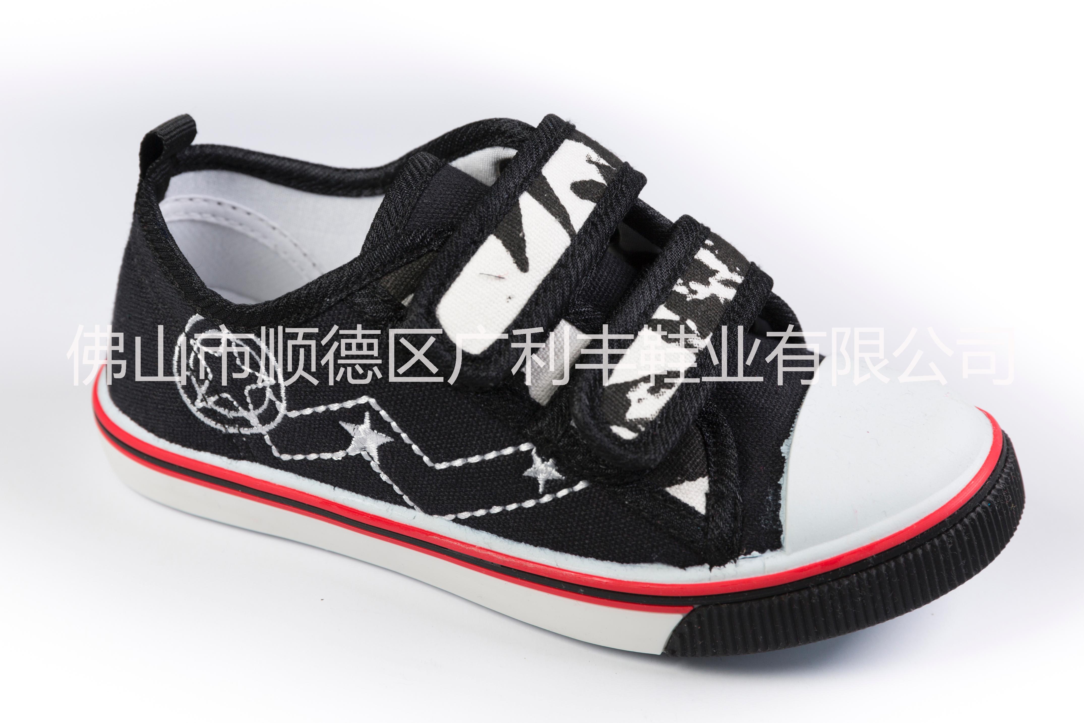 新款布童鞋供應(yīng)，新款百搭休閑舒適男女大中童魔術(shù)貼透氣布童鞋