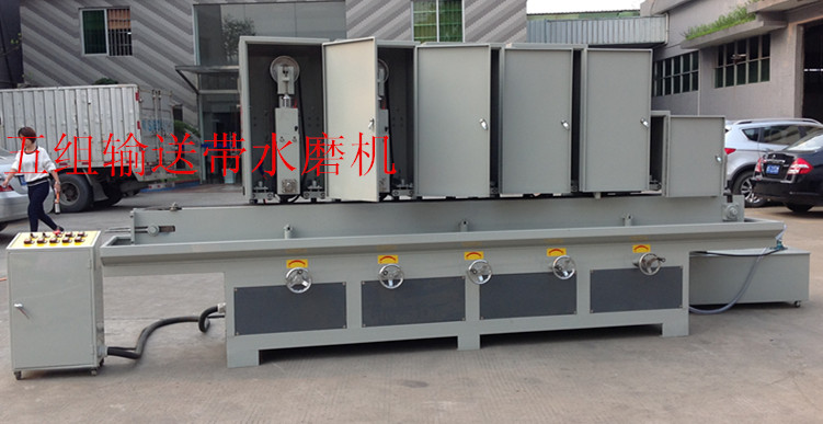 供應(yīng)五組輸送帶水磨機(jī)，供應(yīng)平面自動(dòng)拉絲機(jī)，供應(yīng)方管自動(dòng)拉絲機(jī)，供應(yīng)鋁型材平面自動(dòng)拉絲機(jī)