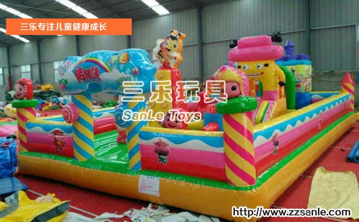 180平方 豬豬俠充氣大滑梯價格一起多少錢呢？