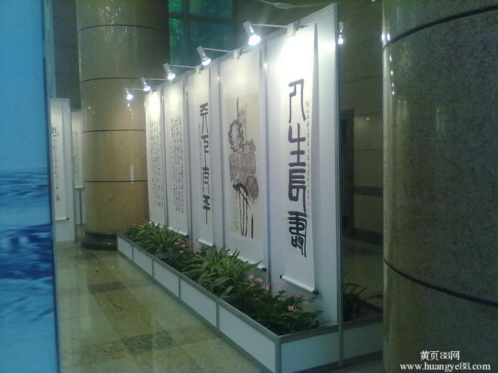北京八棱柱書畫展板出租無縫展板出租 八棱柱展板無縫展板