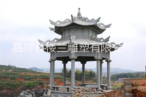 供應(yīng)甘肅石亭子廠家安裝石雕涼亭