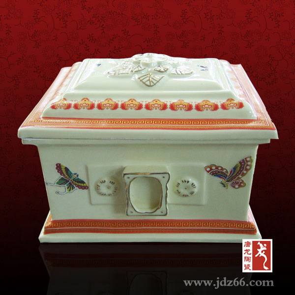 景德鎮(zhèn)陶瓷骨灰盒廠家 殯葬用品 骨灰盒骨灰盒定做 陶瓷骨灰盒 骨灰盒圖片