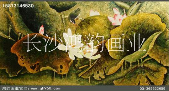 愛上湖南金箔漆畫，愛上鴻韻畫業(yè) 湖南金箔漆畫 湖南漆畫