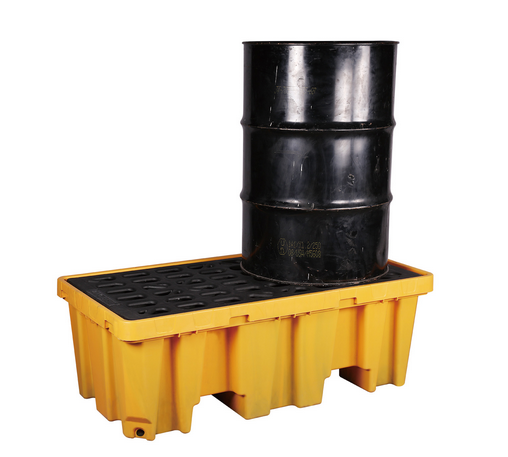 聚乙烯兩桶盛漏托盤（加高版） SPP102H 大容量化學品二次容器