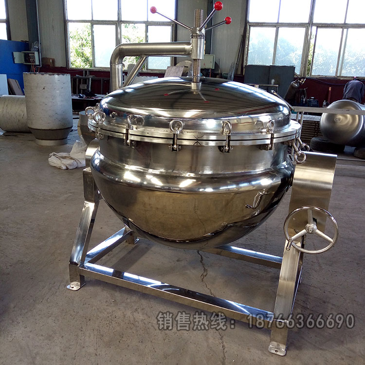 不銹鋼低溫真空濃縮鍋濃縮桃醬   電加熱不銹鋼豆?jié){濃縮鍋