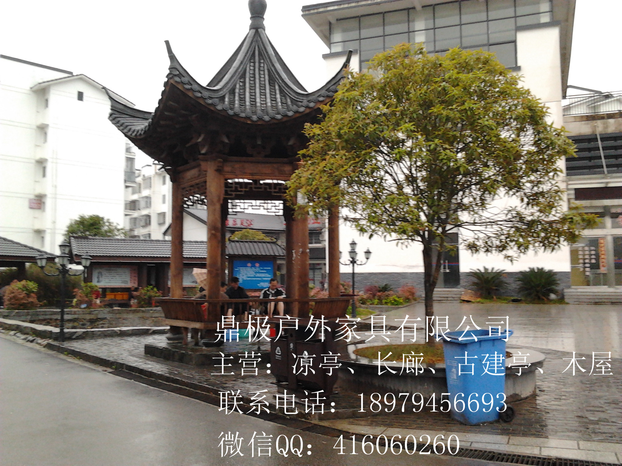 供應(yīng)六角仿古園林文化亭子榫卯結(jié)構(gòu)實(shí)心柱子廠家定做園林古建涼亭