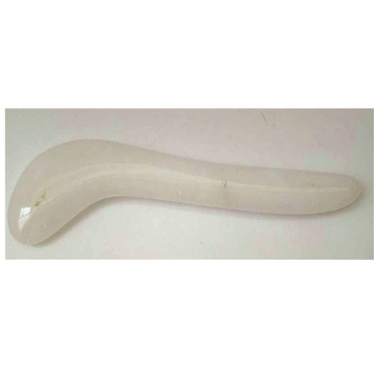 天然白玉石刮痧板 天然白玉舒筋棒